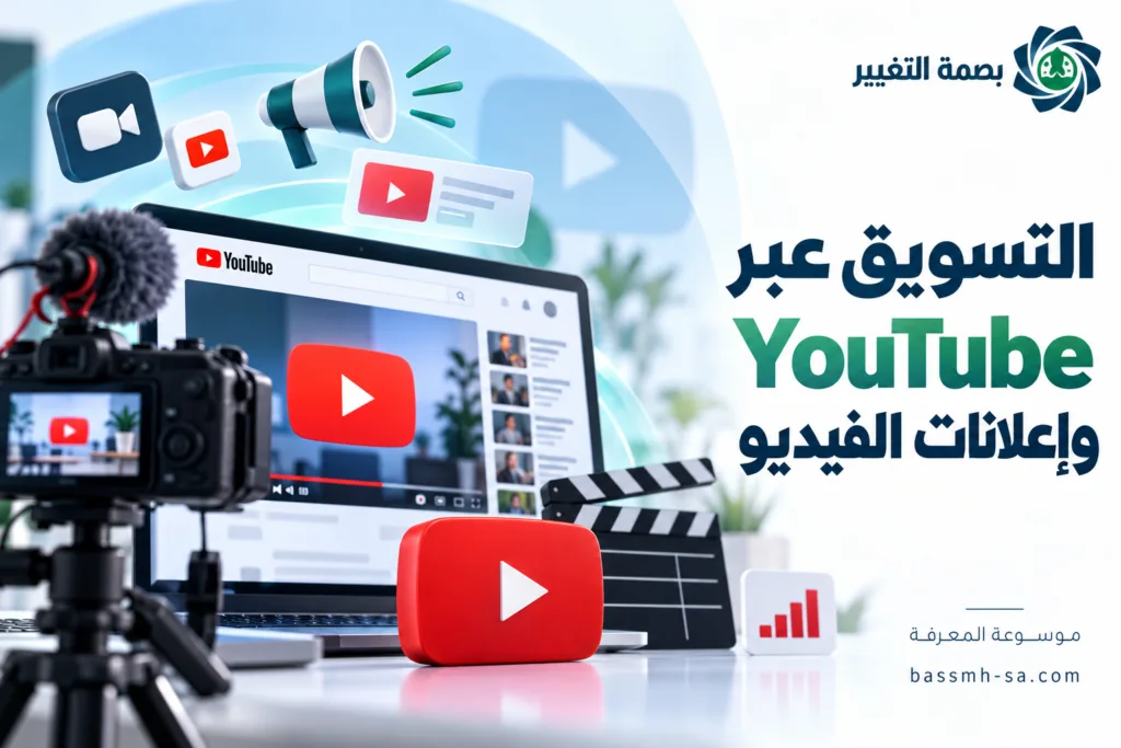 التسويق عبر YouTube وإعلانات الفيديو: دليل بناء القنوات والتأثير الرقمي — بصمة التغيير