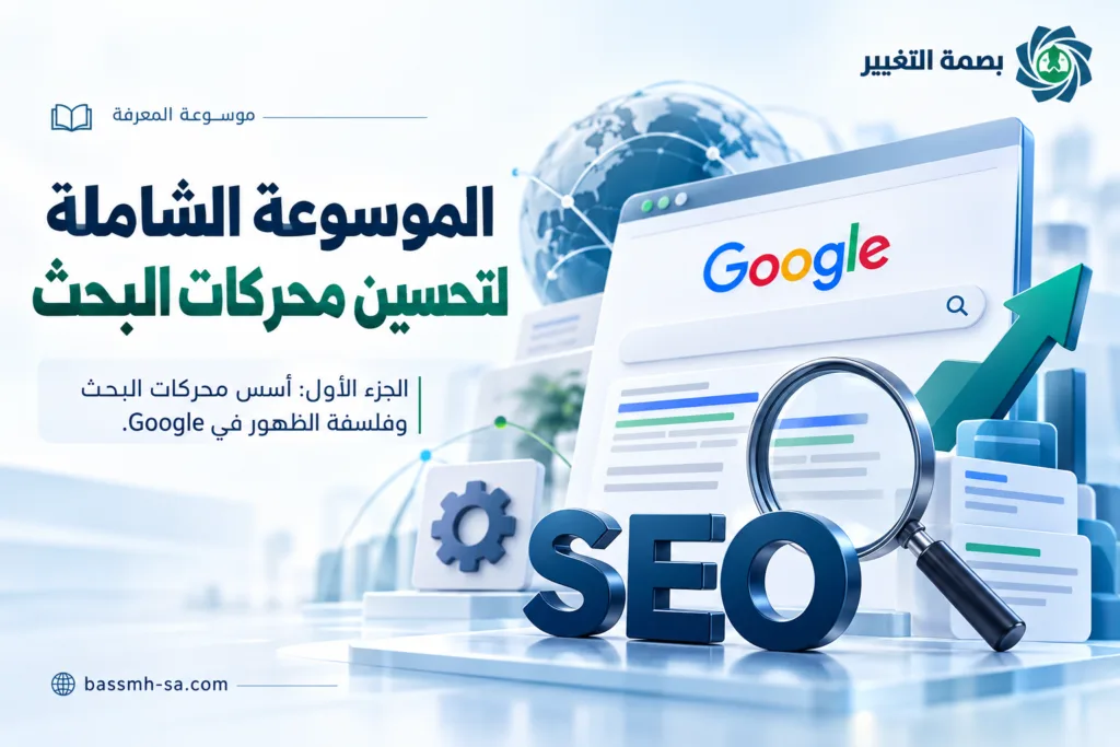 الموسوعة الشاملة لتحسين محركات البحث SEO — الجزء الأول: أسس محركات البحث وفلسفة الظهور في Google — بصمة التغيير